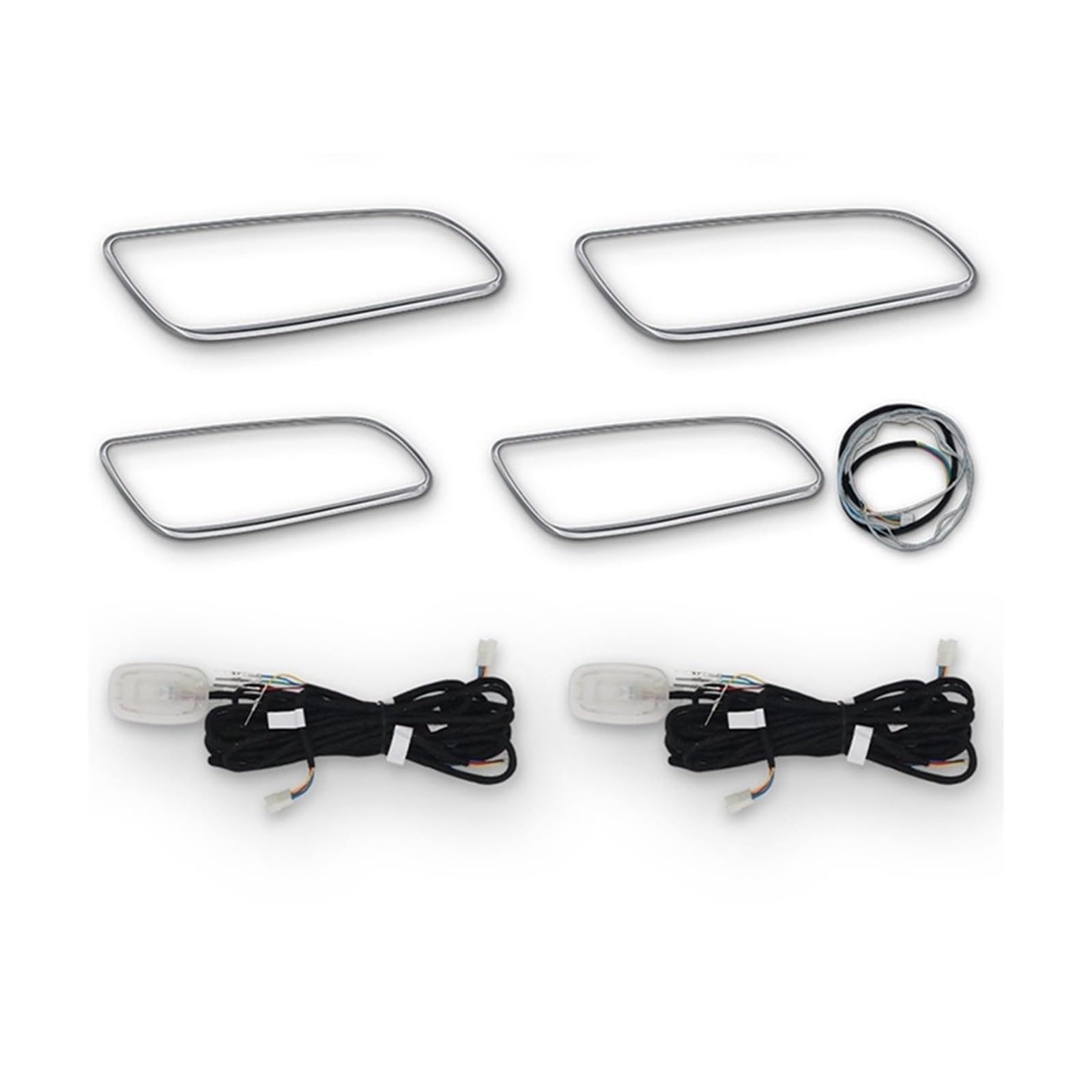 XCZPRKMXY Car LED Ambient Light Kit 12-Color Lamp Dashboard Strips Door Neon Decorative Compatible with Mercedes-Benz A Class W176