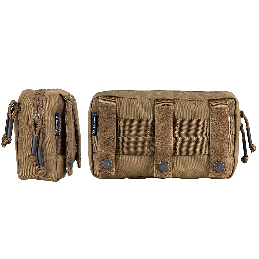 IDOGEAR Torba admin MOLLE Taktyczny Woreczki zrzutowe Dwufunkcyjna torba EDC z zestawem do przenoszenia