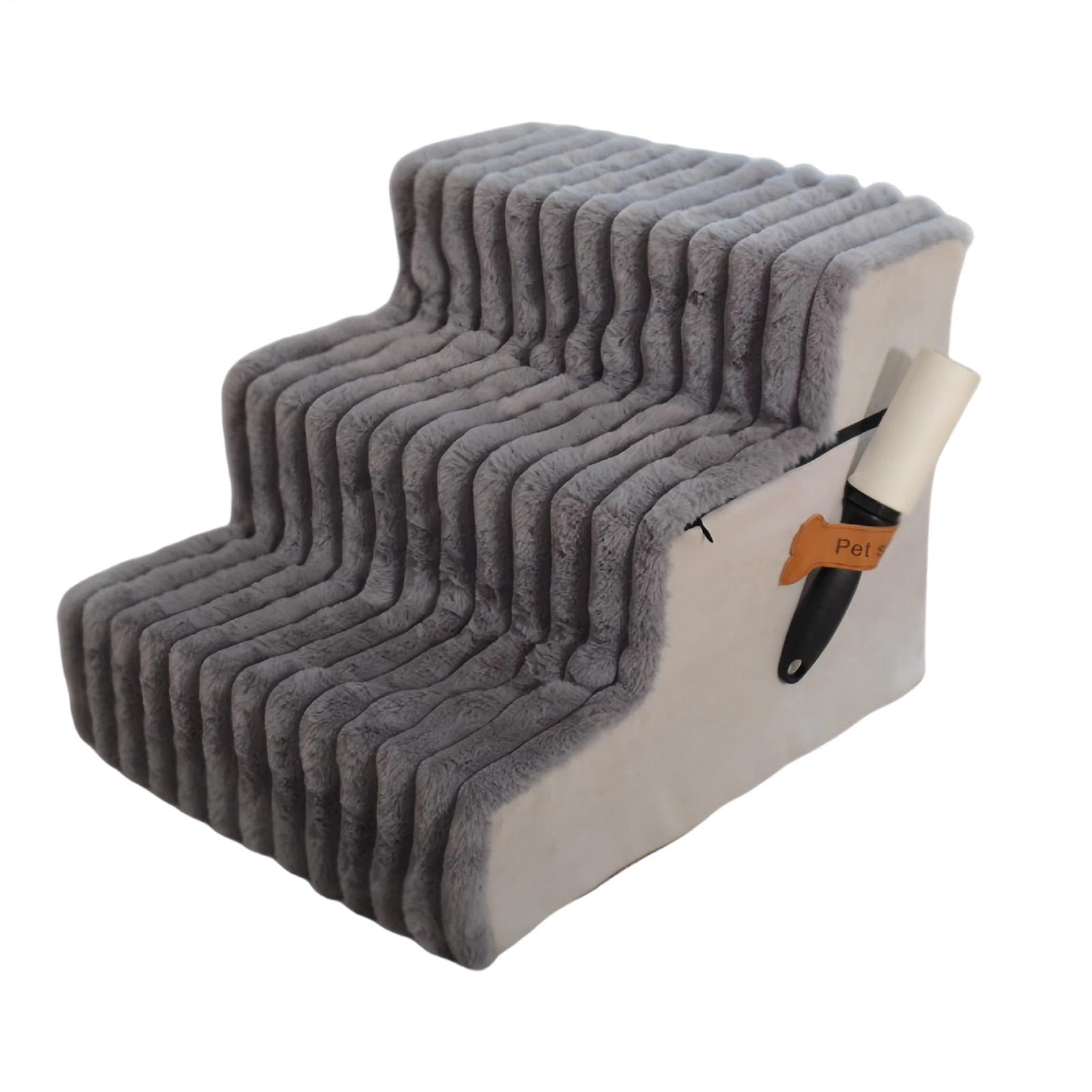 Escalón Canino Escalera Accesorio Lavable y Desmontable de Mascotas | Escaleras Perrunas Antideslizantes y Equilibradas para cachorros, gatos, sofá, sillón, balcón y apartamento de interior