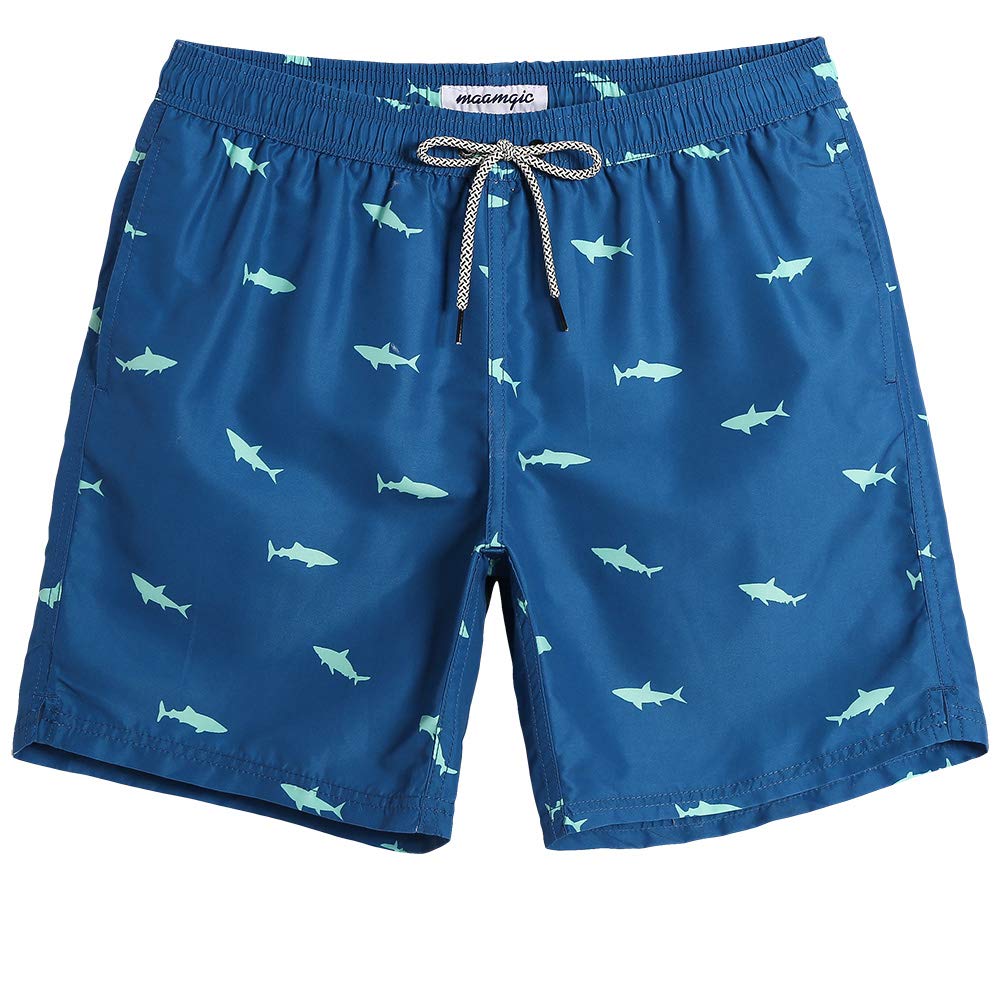 MaaMgic Pantaloncini da Bagno da Uomo Asciugatura Veloce Costume da Bagno per Surf sulla Spiaggia Multi-funzioni Allenamento casa con Fodera in Mesh con Fodera in Mesh
