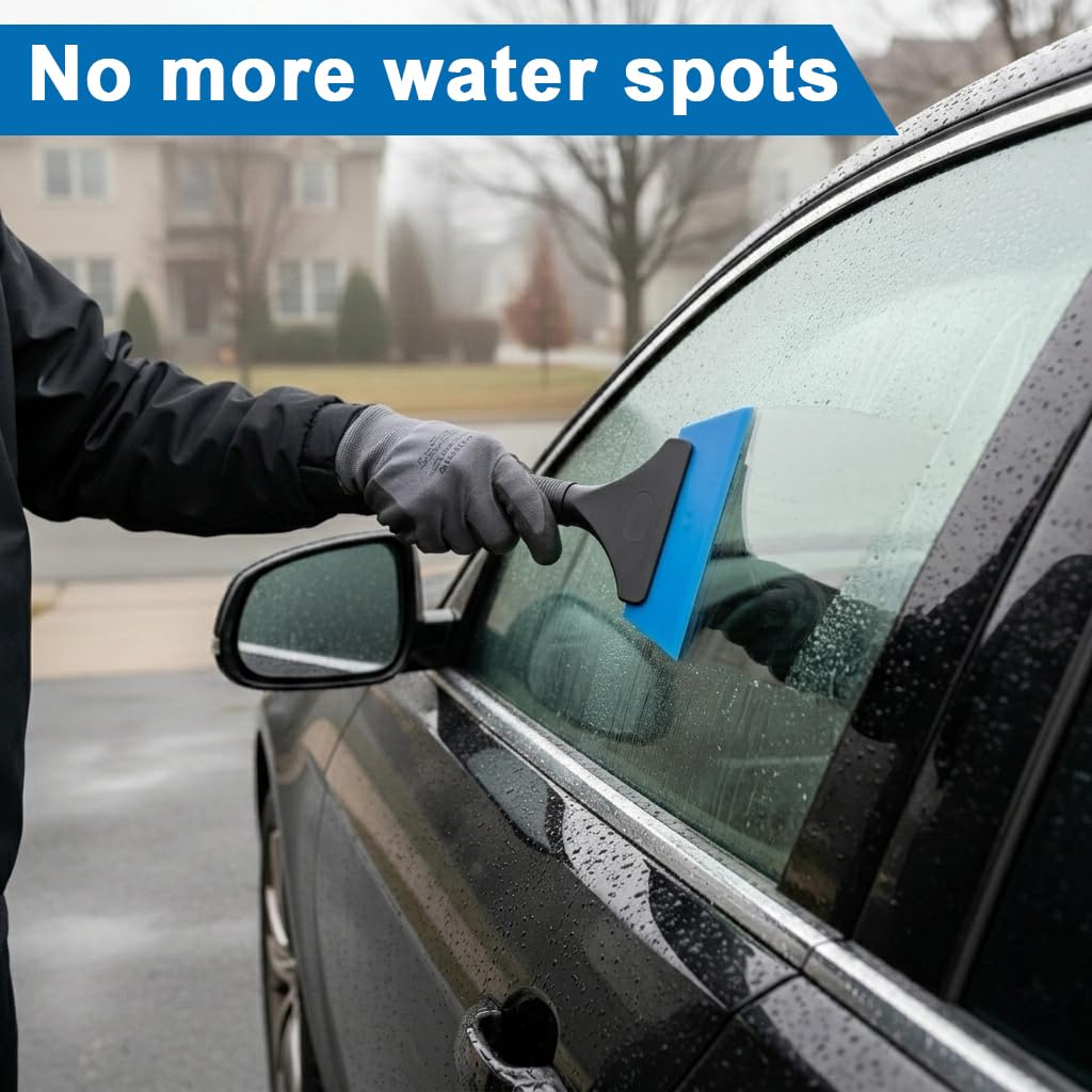 STHIRA Car Squeegee - Clear Windows & Tint Film -7