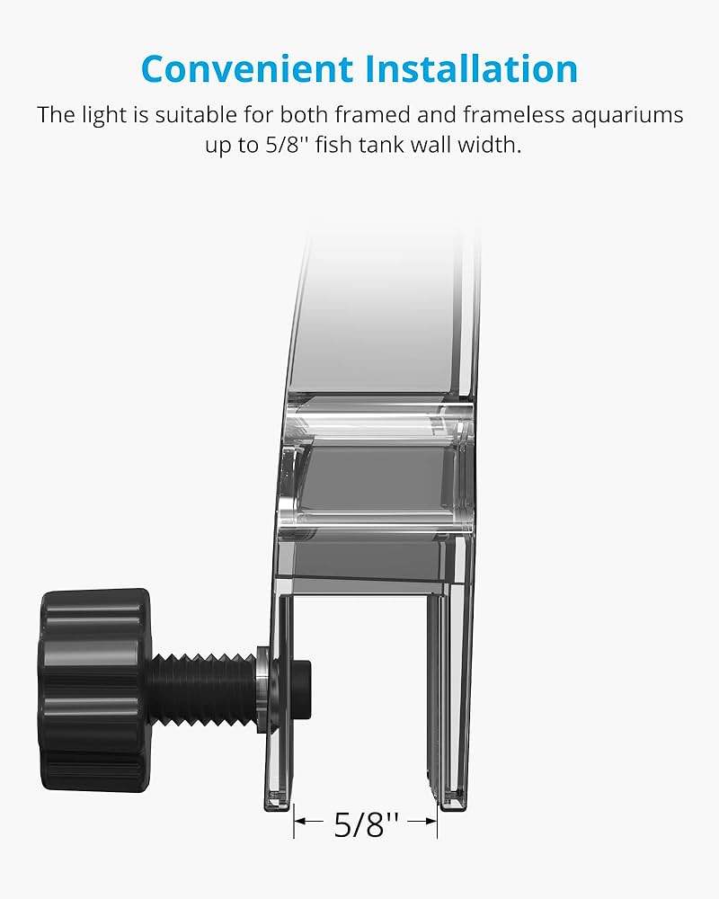 Amazon.com : NICREW Clip on Aquarium Light, Fish Tank Light