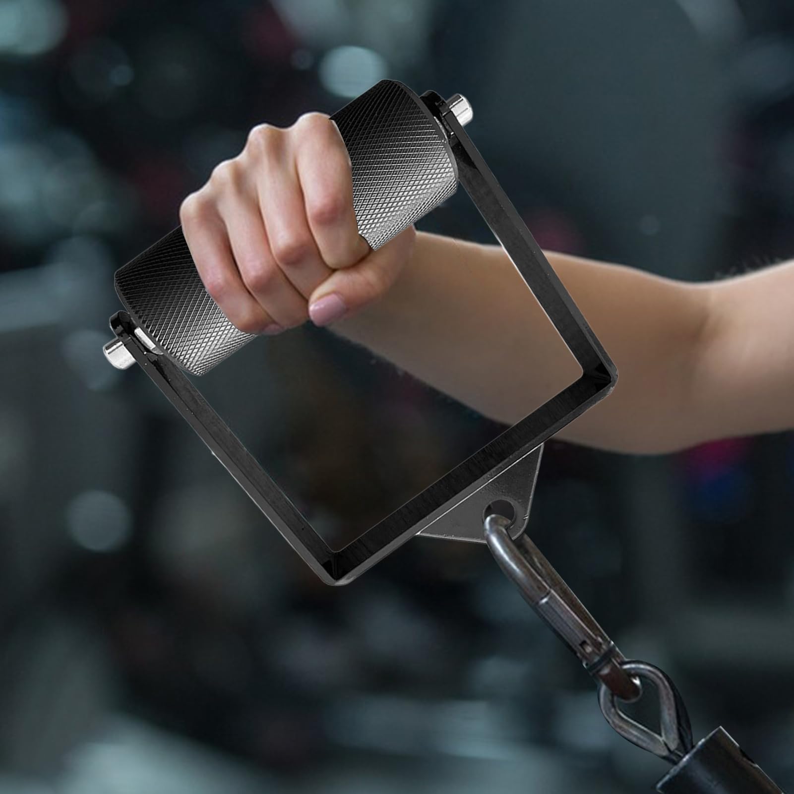 Mango de Cable de Gimnasio, Agarre de Accesorio de Entrenamiento | diseño ergonómico antideslizante, entrenador de fuerza resistente para bíceps, tríceps, espalda, hombros, antebrazo, entrenam