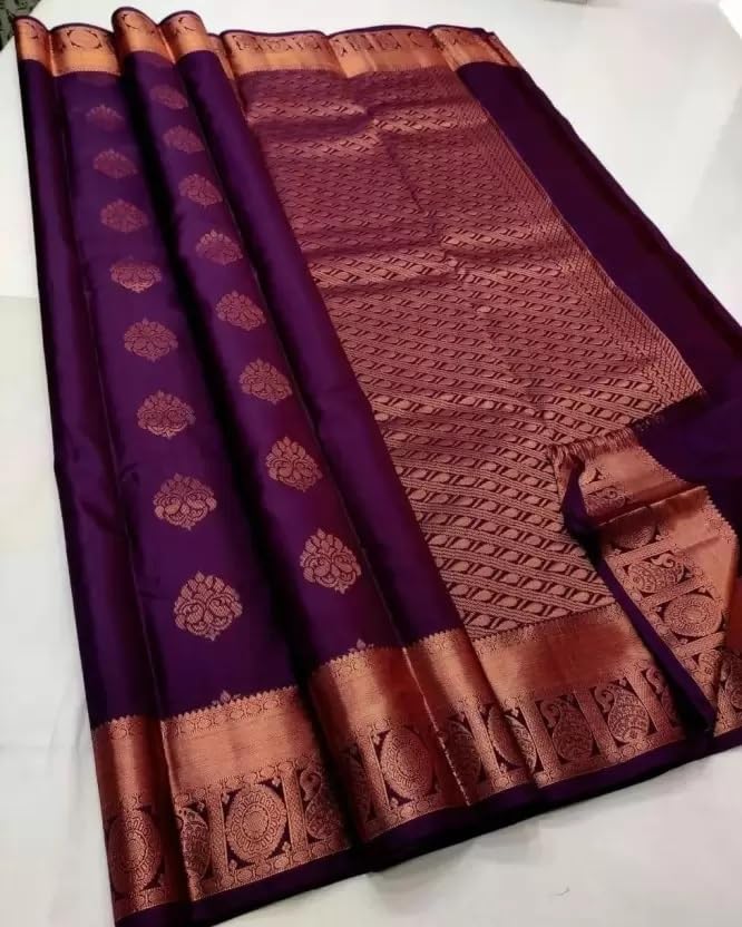 Image of Avantika Fashion Women's Kanjivaram Soft Silk Banarasi Sarees With Blouse Piece