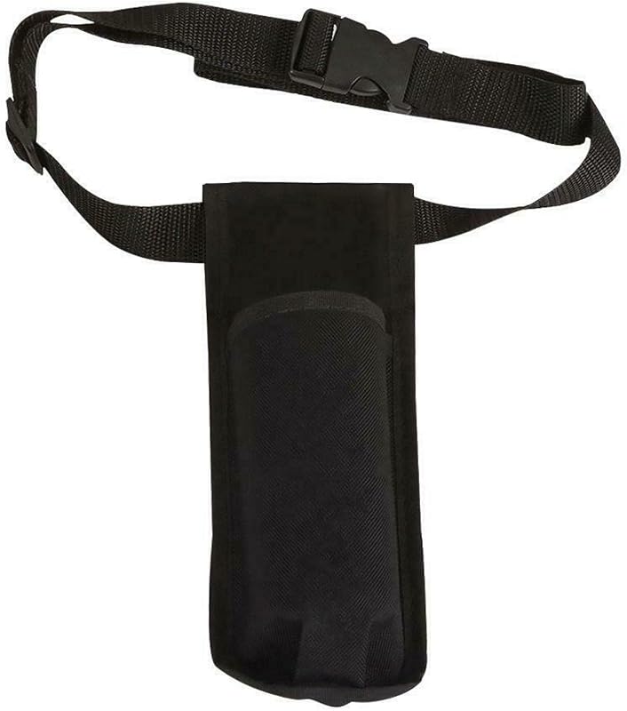 Porta-frascos de cintura SYCOOVEN para óleo ou loção de massagem, com cinto ajustável, preto