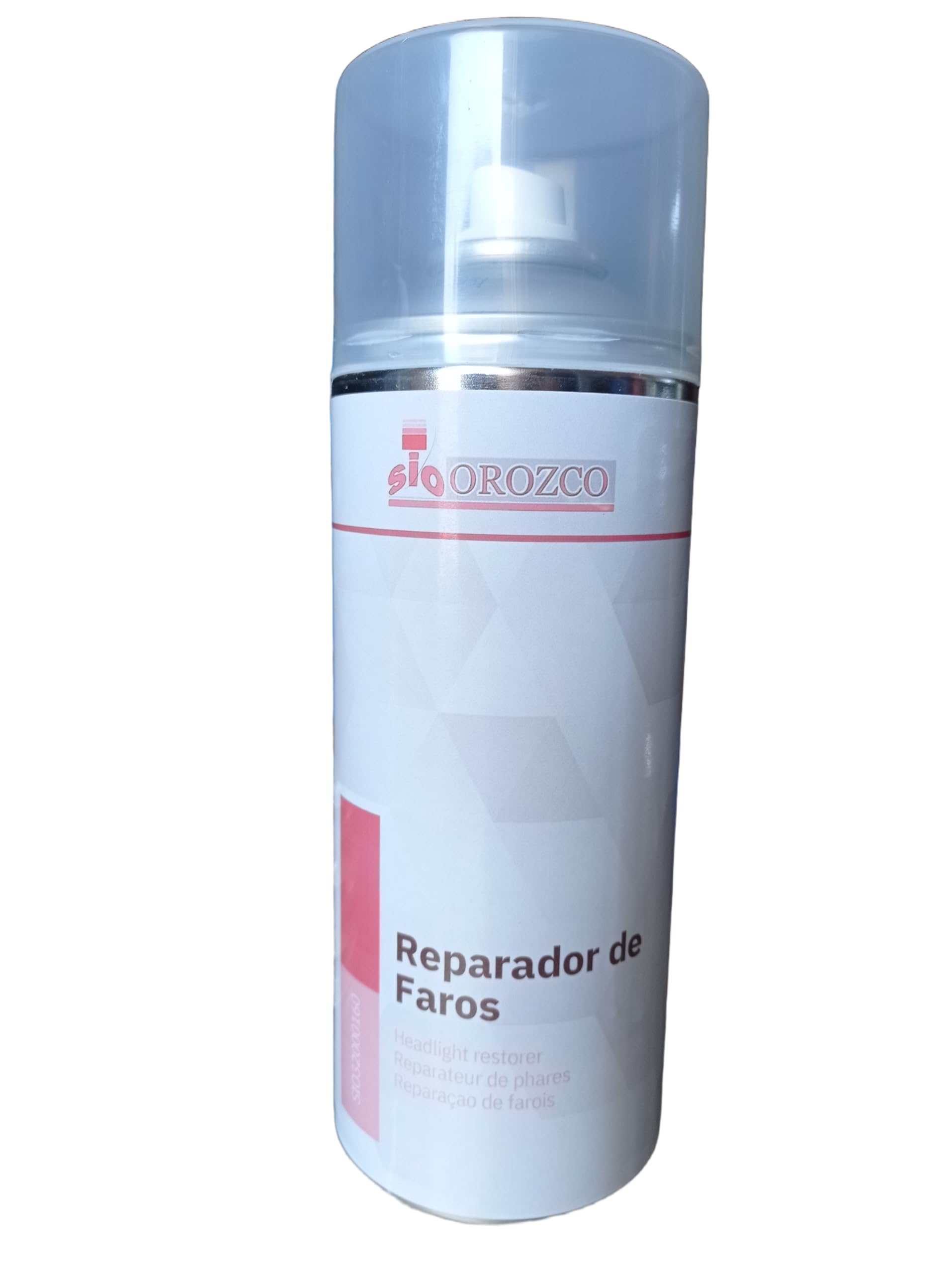 SIO Barniz para Faros Coche Spray 400ml – Restaurador Transparente Alta Resistencia UV – Protección y Brillo Profesional para Faros Opacos o Amarillentos – Secado Rápido Automoción