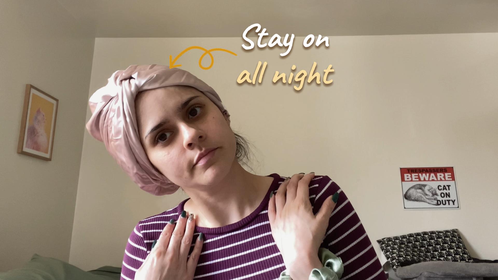 Amazon.com: ZIMASILK 22 Momme Adjustable 100% Mulberry Silk Bonnet