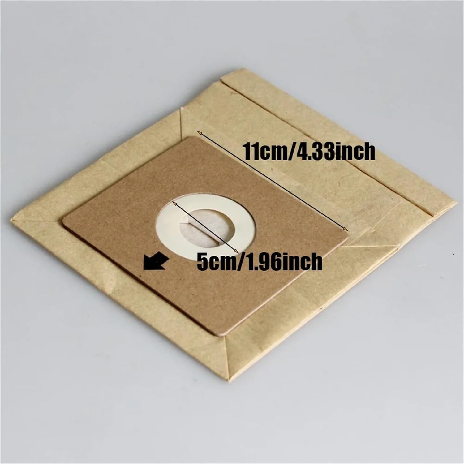 家庭用掃除機用紙製ダストバッグ（使い捨て交換用バッグ5枚入り）