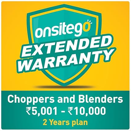 Onsitego 2 Years Extended Warranty for Choppers & Blenders (Rs. 5001 to 10000) Email Delivery