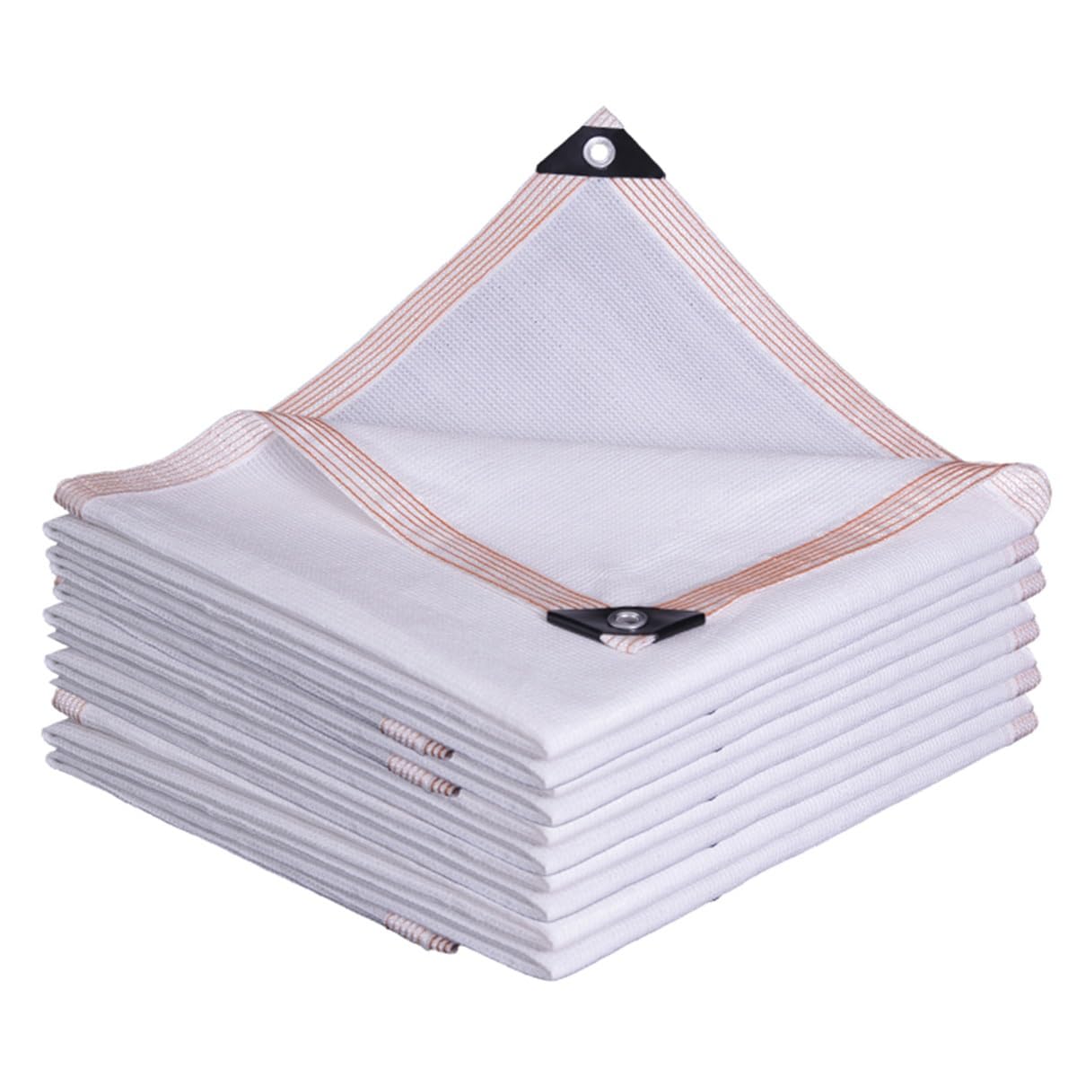 Voile ombrage rectangulaire 3x5m toile pare-soleil avec oeillets pour serre et pergola
