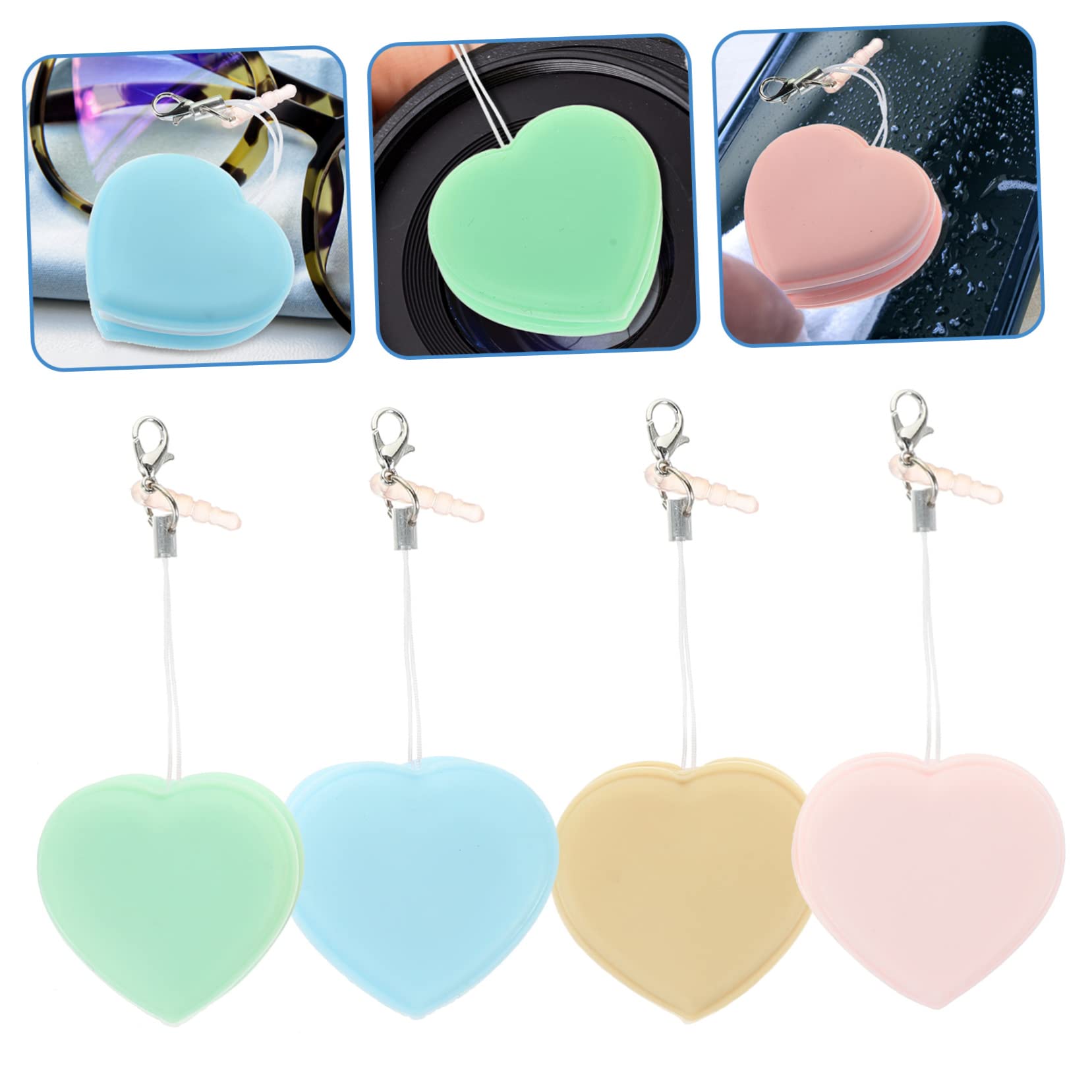 NUOBESTY 16piezas Limpiador De Pantallas De Electrónicas para Gafas Lentes y Pantallas Accesorios Prácticos y Duraderos Aleatorios para Viajes y Uso Diario
