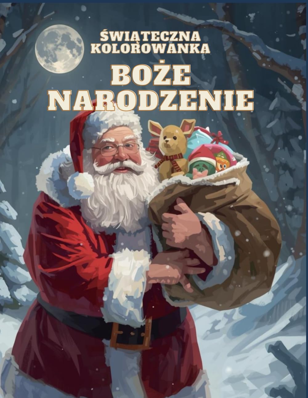 Świąteczna kolorowanka BOŻE NARODZENIE