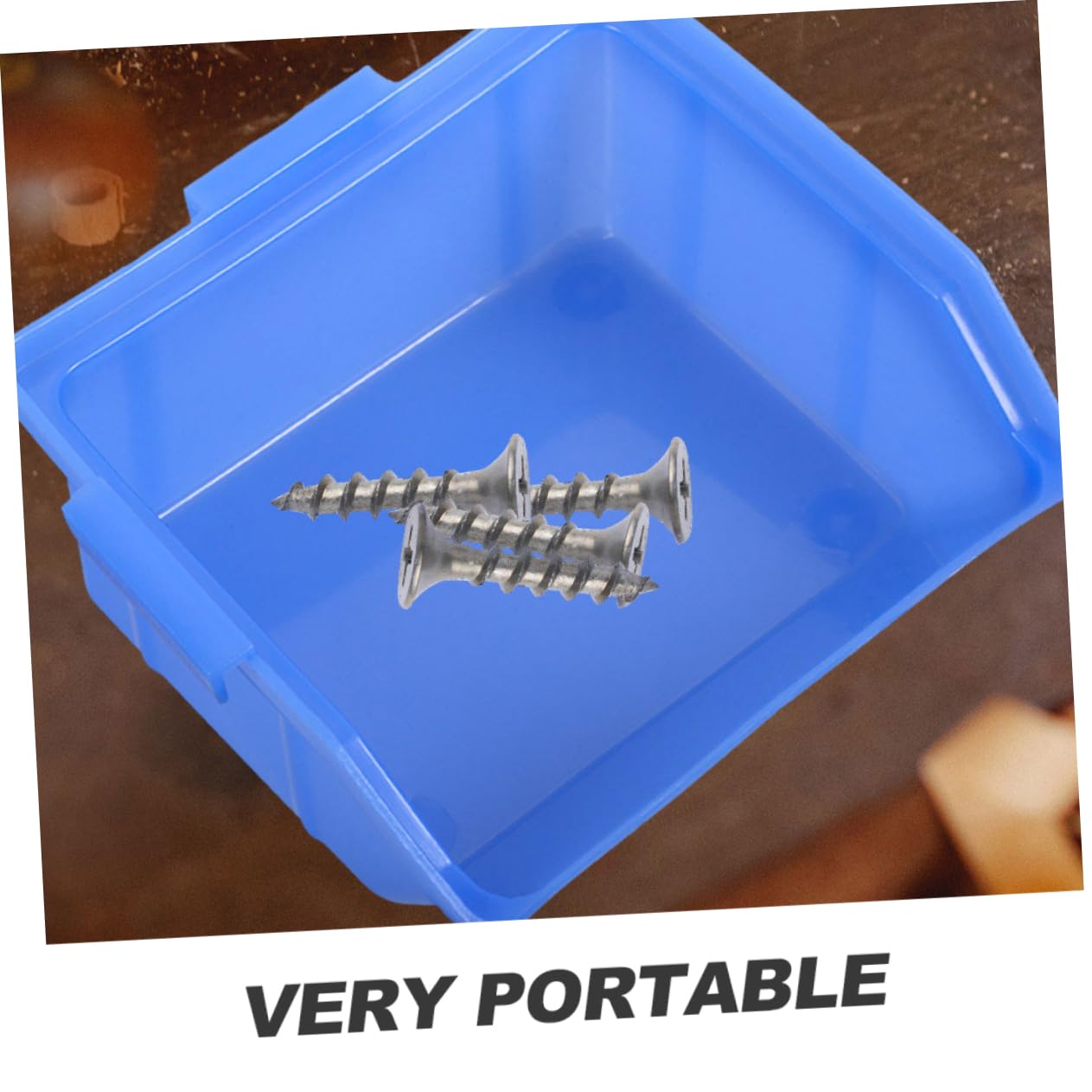 Uonlytech 8pezzi Scatole Di Stoccaggio Per Componenti Plastica Organizer Multi-funzionale Per Officina e Garage Design Con Apertura Per Facile Accesso Ai Materiali Contenitori Impilabili Per