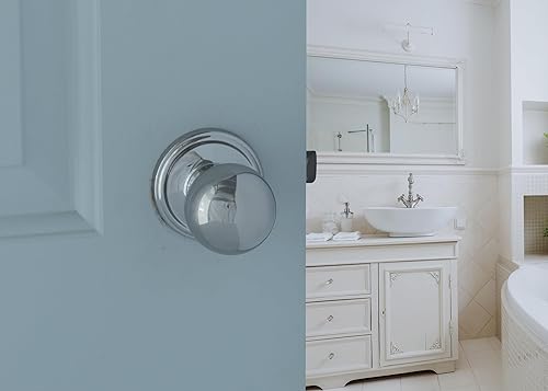 Vista 34 de Copper Creek BK2090SS - Pomo para puerta de bola, función simulada, paquete de 2, en acero inoxidable satinado