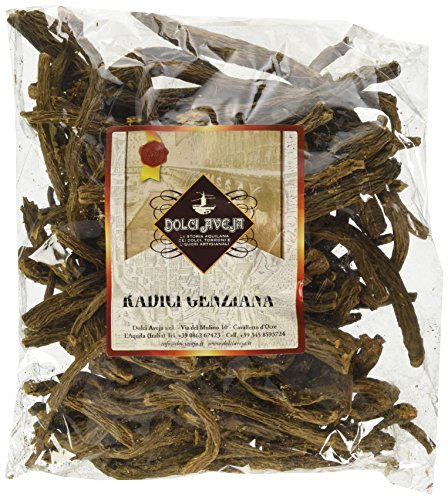 Genziana: proprietà, benefici, usi, controindicazioni e come fare il liquore 5 Radici di Genziana Intere per Infusi - 500 gr