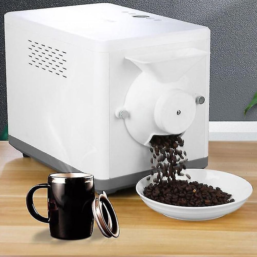 Torréfacteur à Café électrique 110V, 1200W, 750g, Inox Blanc, Modèle MP001 Neuf