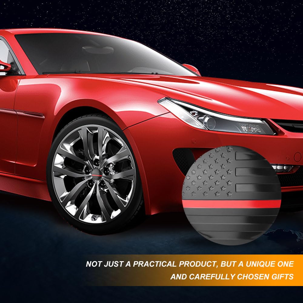 4PCS American Flag Wheel Center Caps Stickers 56mm 2 2 Inch Wheel Rim Hub Caps Waterproof USA Flag — view 7