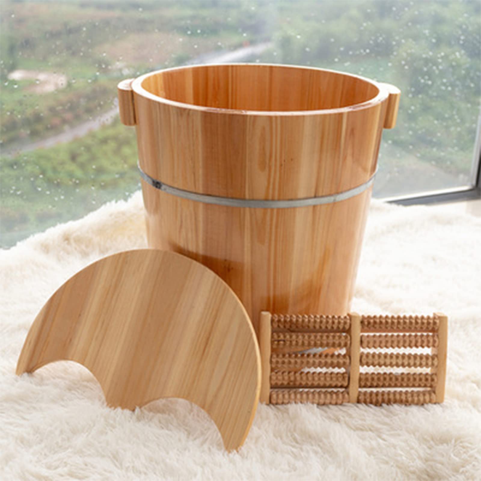 ADITAM Kinder-Fußbad zur Linderung von Müdigkeit, Massageroller, Pediküre-Spa, extra großes Fußbad, für müde Füße, Stressabbau, Heimgebrauch Double The Comfort