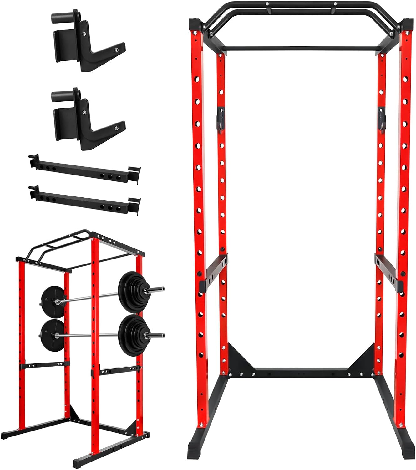 Generic Generic Smith Machine Power Cage – 1200 lbs Capacity with Safety Arms & Pull-Up Bar