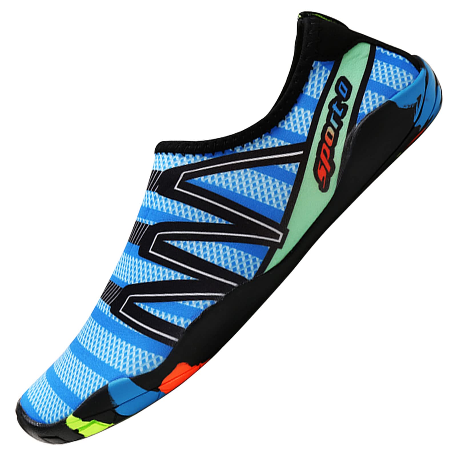 Tolaler Wasserschuhe Damen und Herren, Verdickte, rutschfeste, Schnell Trocknende, Robuste und Langlebige Strandschuhe/Reisen/Strand/Schwimmen