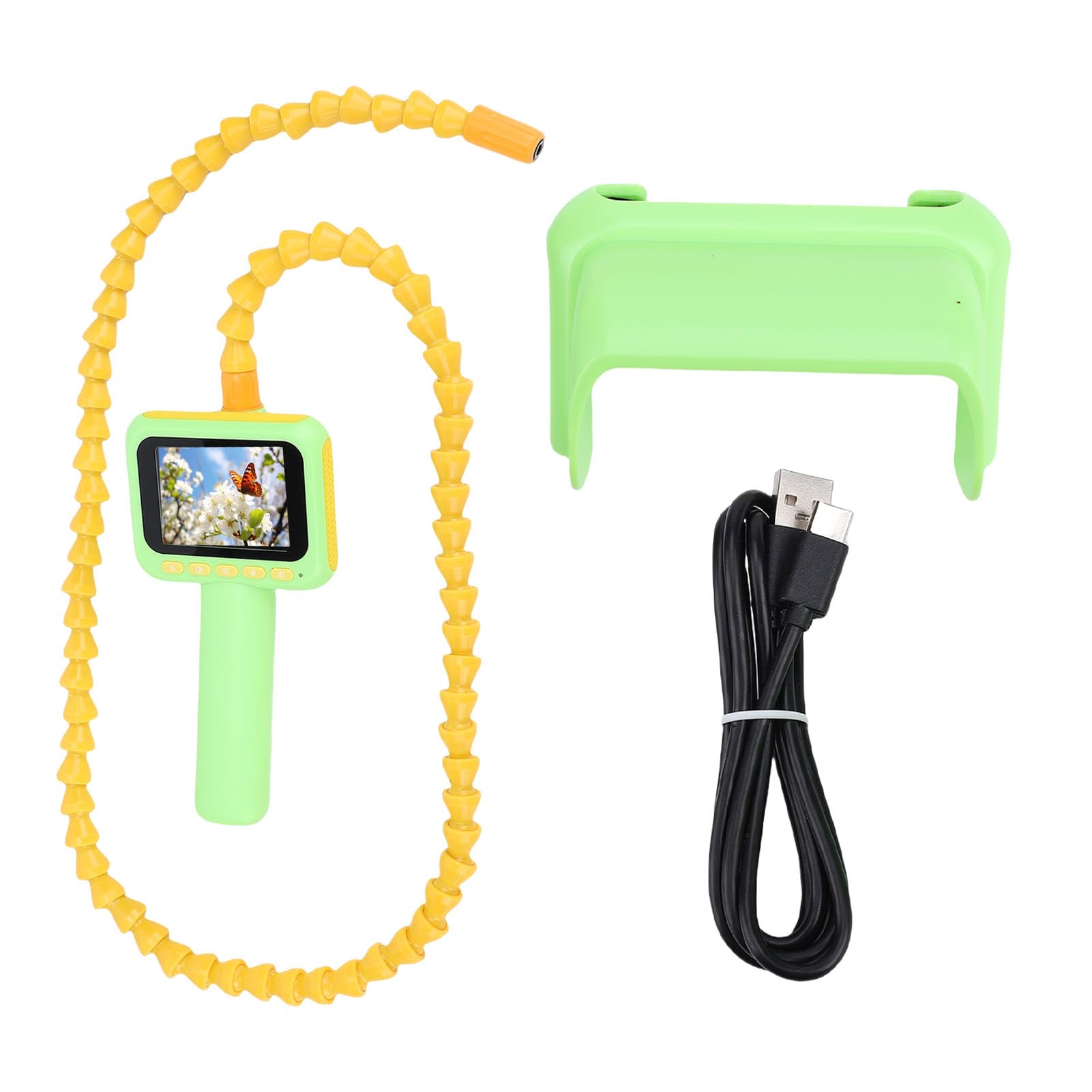 Sxhlseller Fotocamera Endoscopica Impermeabile IP67 per Bambini con Schermo HD Luminoso da 2,8" | Giocattolo Scientifico Educativo STEM per Campeggio di Esplorazione all'aperto