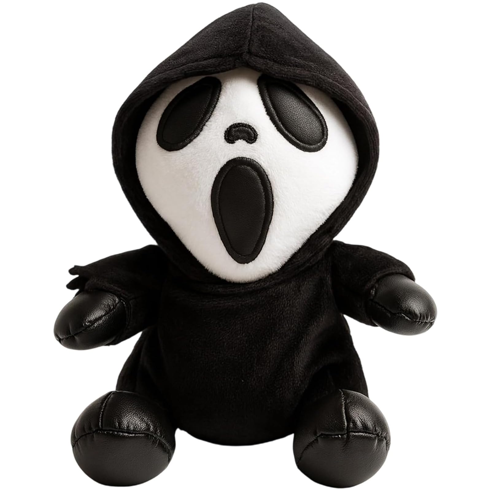 YgonziRuvc Halloween Spooky Ghost Plush Toy, Soft Scary Ghost Figure Stuffed Plush, Horror Merchandise, Halloween Ghost Decor, Creative Horror Gifts for Party Themed Decoration
