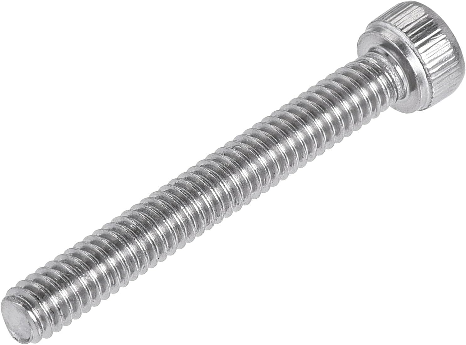 sourcing map #8-32x1-1/4" Hex Socket Head Cap Screw Bolts 304 Stainless Steel Polished 25pcs - Image 5