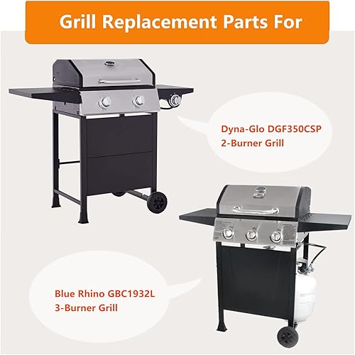 Miniatura 4 de Hisencn 70-01-634 Rejillas de cocción para Dyna-Glo DGF350CSP DGF350CSP-D DGF350SNP DGF350SNP-D parrilla de gas propano de carro abierto de 2