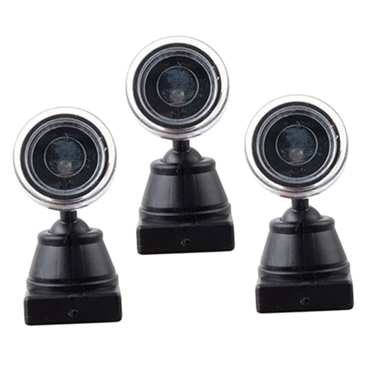 ERINGOGO Miniature Railroad Signal Light Models 3pcs Table Layout Decor Compact for Boys and Girls