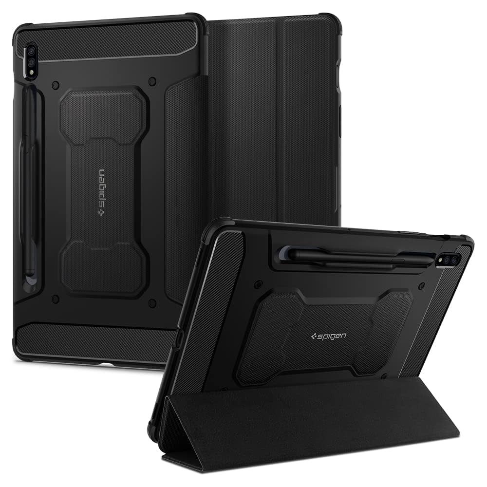 SAMSUNG - Galaxy Tab S8 Ultra spigenケース付き Amazon.com: Spigen Rugged Armor Case for Galaxy Tab S8 (2022