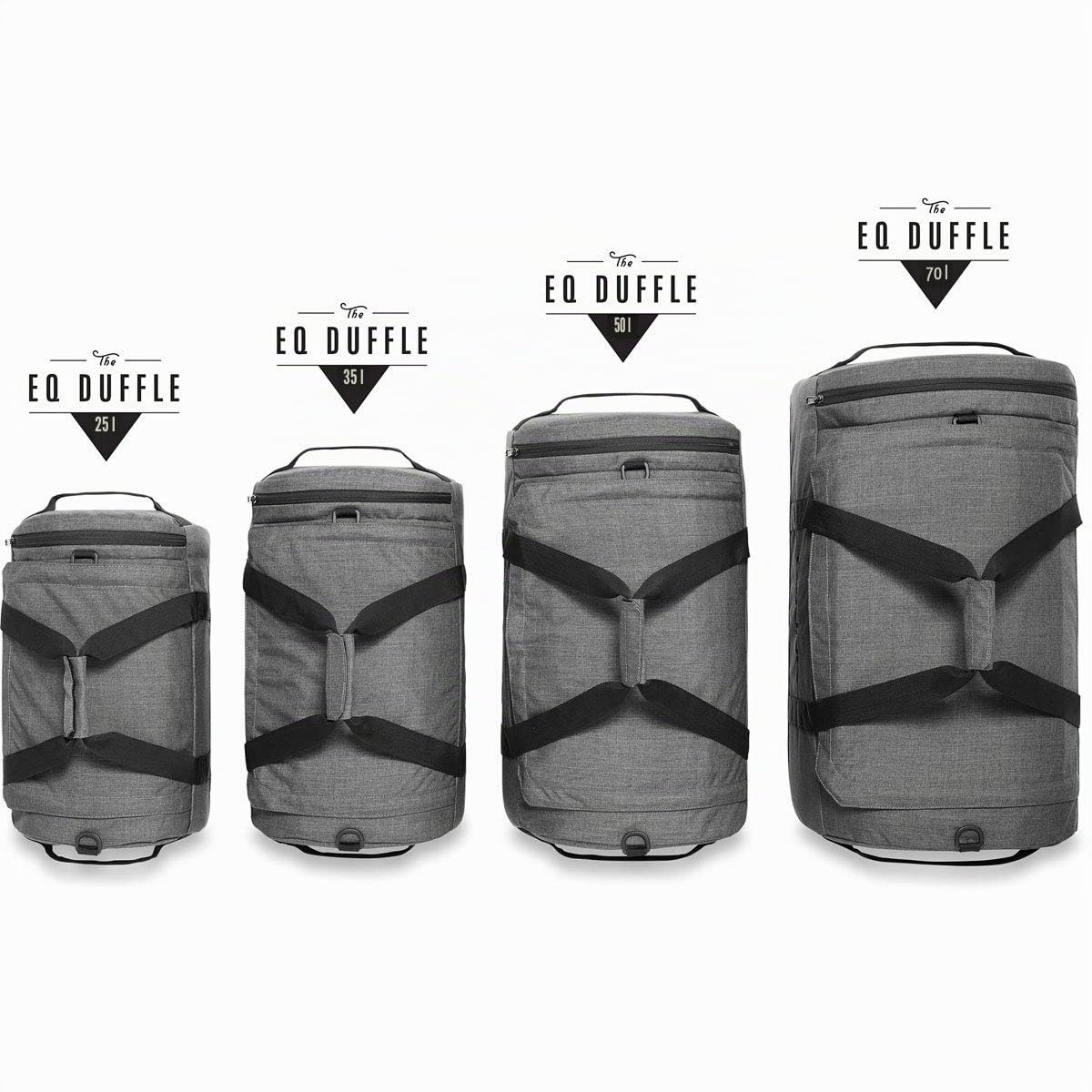 Dakine Sac de sport EQ Duffle, 70 litres, sac de sport pliable avec zip double curseur et bandoulière - sac de voyage et sac de sport confortable et robuste
