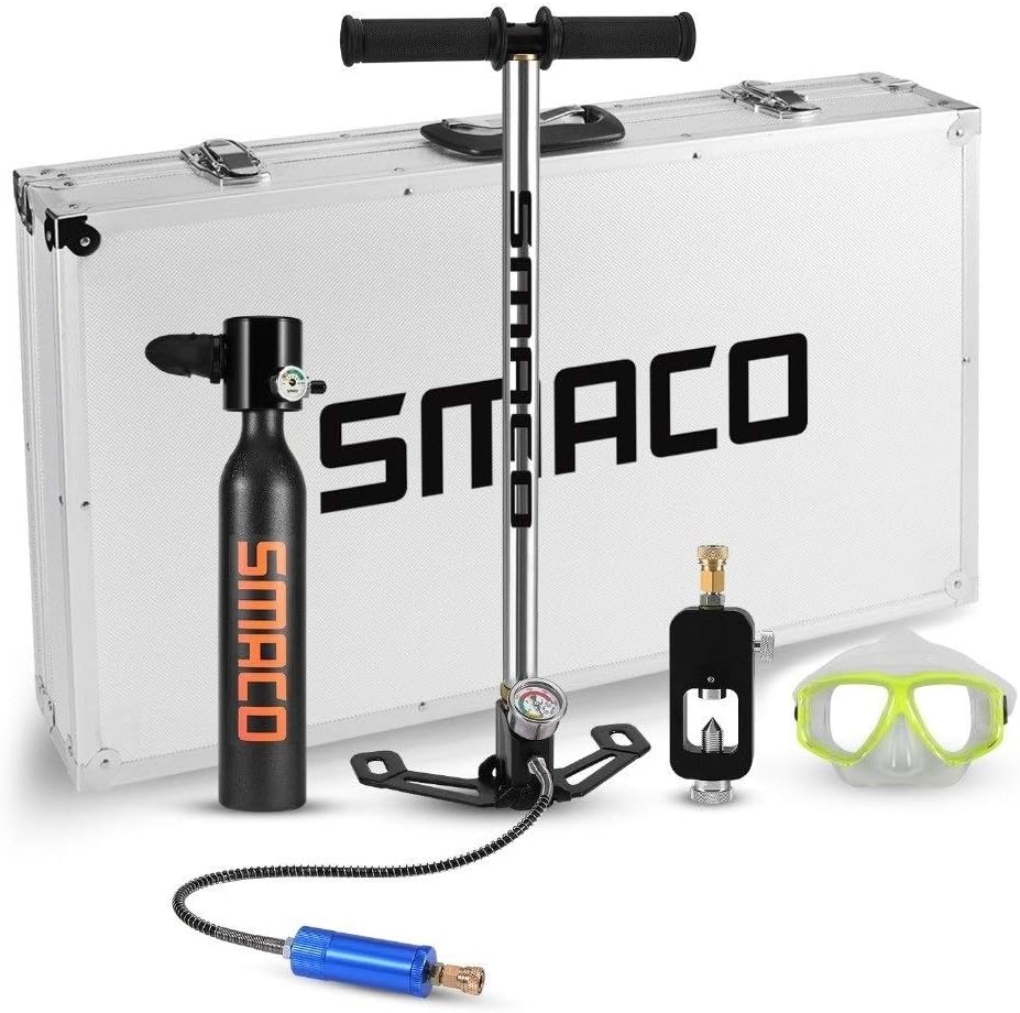 bombola di ossigeno per il nuoto