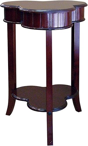 Ore International 9300T-BK-RD - Lámpara de mesa moderna retro, 33 pulgadas, negro/rojo