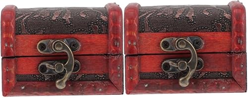 NOLITOY Caja de madera para dulces de Navidad, caja de dulces de Navidad, caja de dulces retro, decoración de madera, decoración antigua, cajas de disponible en Yaxa Peru