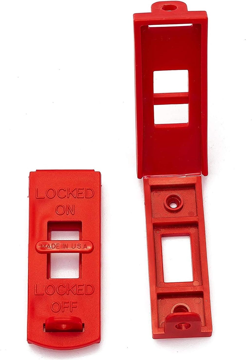 ZING 6064 RecycLockout Lockout Tagout, Wall Switch Lockout, Recycled Plastic (Pack of 4)