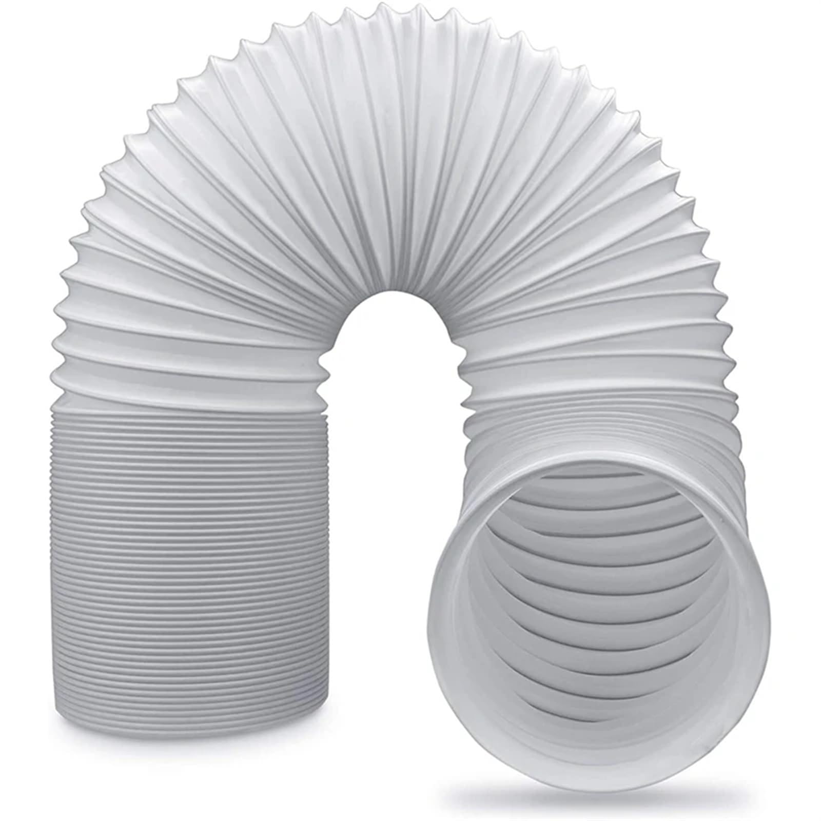 air Conditioner Hose Air Conditioner Portable Exhaust Hose 5 in Diameter Size 59 in Long Universal Flexible Counter Clockwise Tube