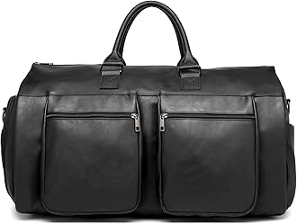 Convertible Travel Garment Bag,Carry on Garment Duffel Bag for Men Women - 2 in 1 Hanging Suitcase Suit Business Travel Bag