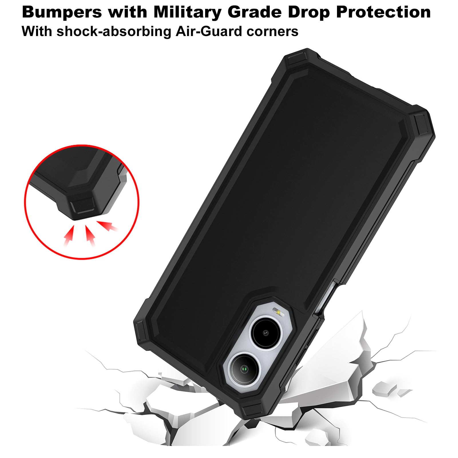 Amazon.com: Ailiber for AT&T Verge Phone Case, Icon 6 Phone Case with Screen Protector, Dual Layer Protection, Shockproof Corner TPU Bumper, Heavy Duty Full Body Protective Phone Cover-Black : Cell Phones & Amazon.com: Ailiber for AT&T Verge Phone Case, Icon 6 Phone Case with Screen Protector, Dual Layer Protection, Shockproof Corner TPU Bumper, Heavy Duty Full Body Protective Phone Cover-Black : Cell Phones &