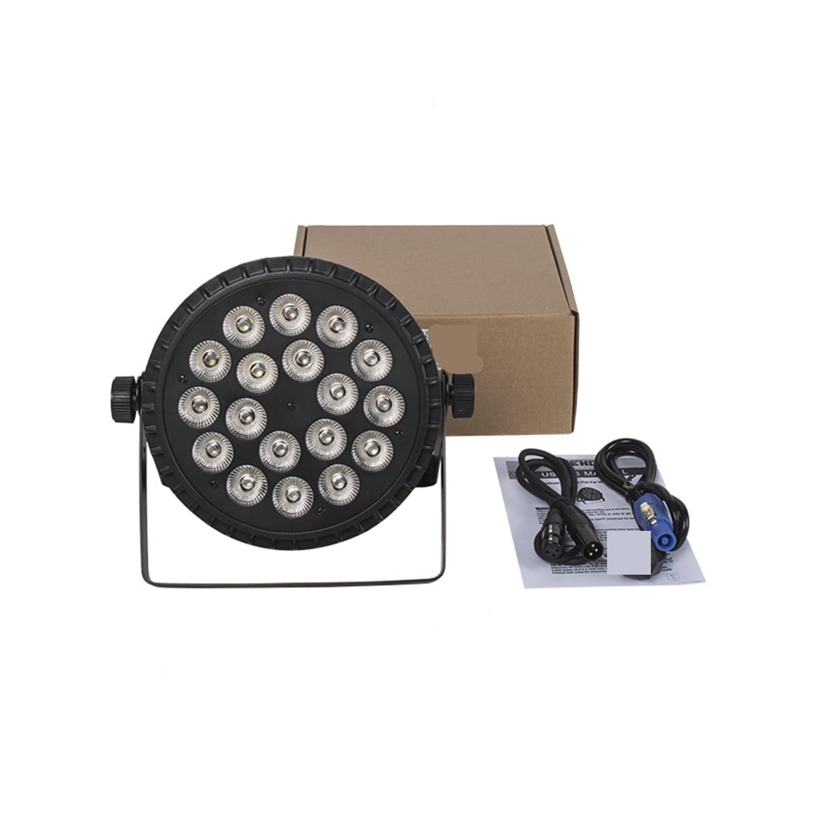Lámpara de proyector, Foco LED De Aleación De Aluminio, 18 X 12 W, Iluminación LED For Discoteca, Equipo Profesional De DJ For Escenarios, para Fiesta de Baile de cumpleaños de Halloween