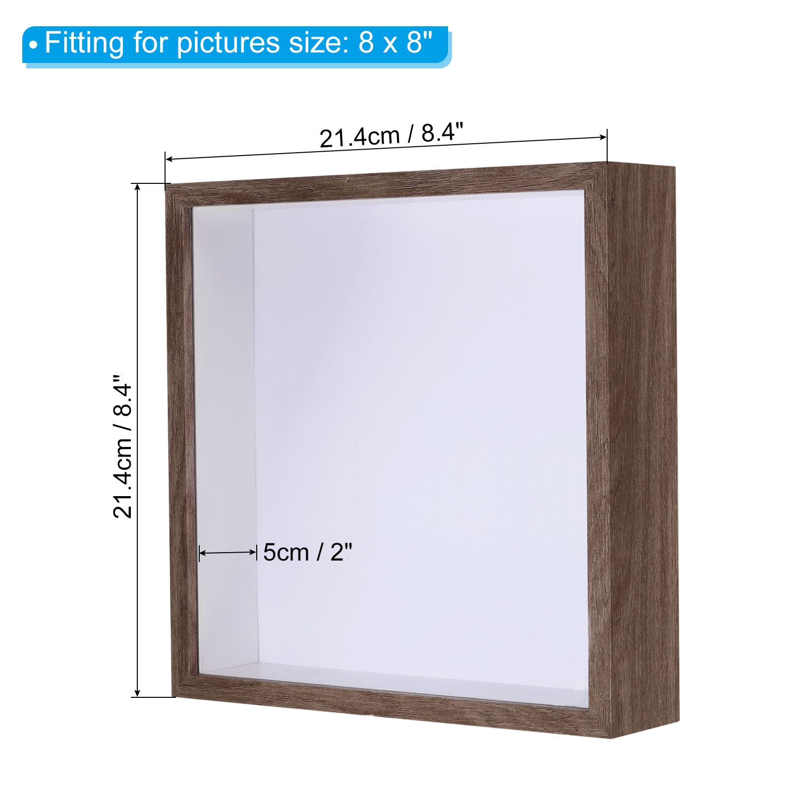 PATIKIL 8x8 Shadow Box Frame - Image 2