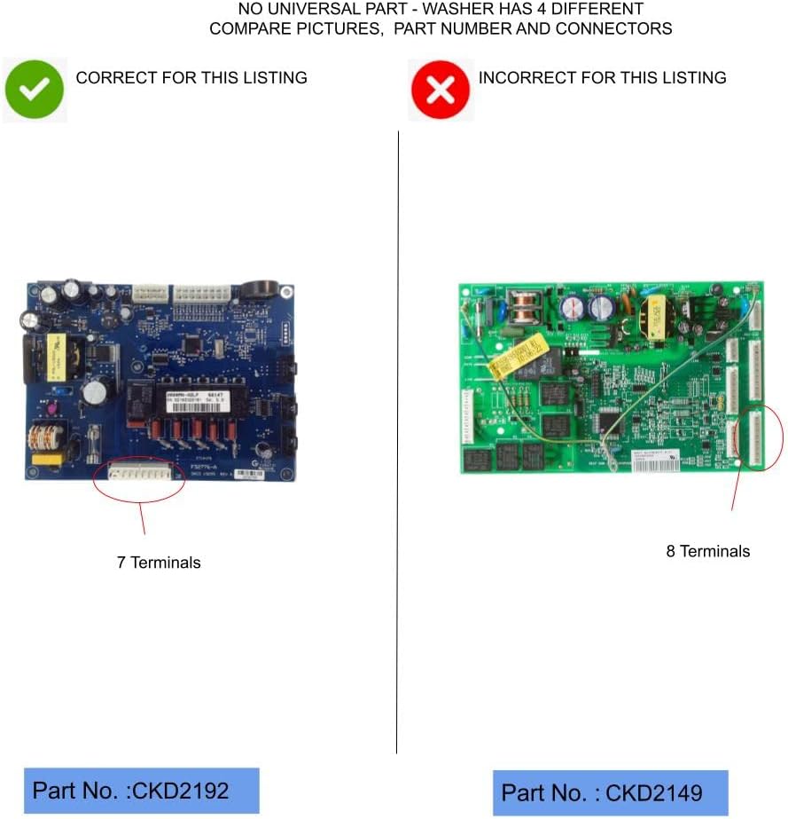 GLOB PRO SOLUTIONS 80-54297-00 CKD2192 Refrigerator Main Board compatible with 80-54297-00, 4591080, 68122-S, 805429700
