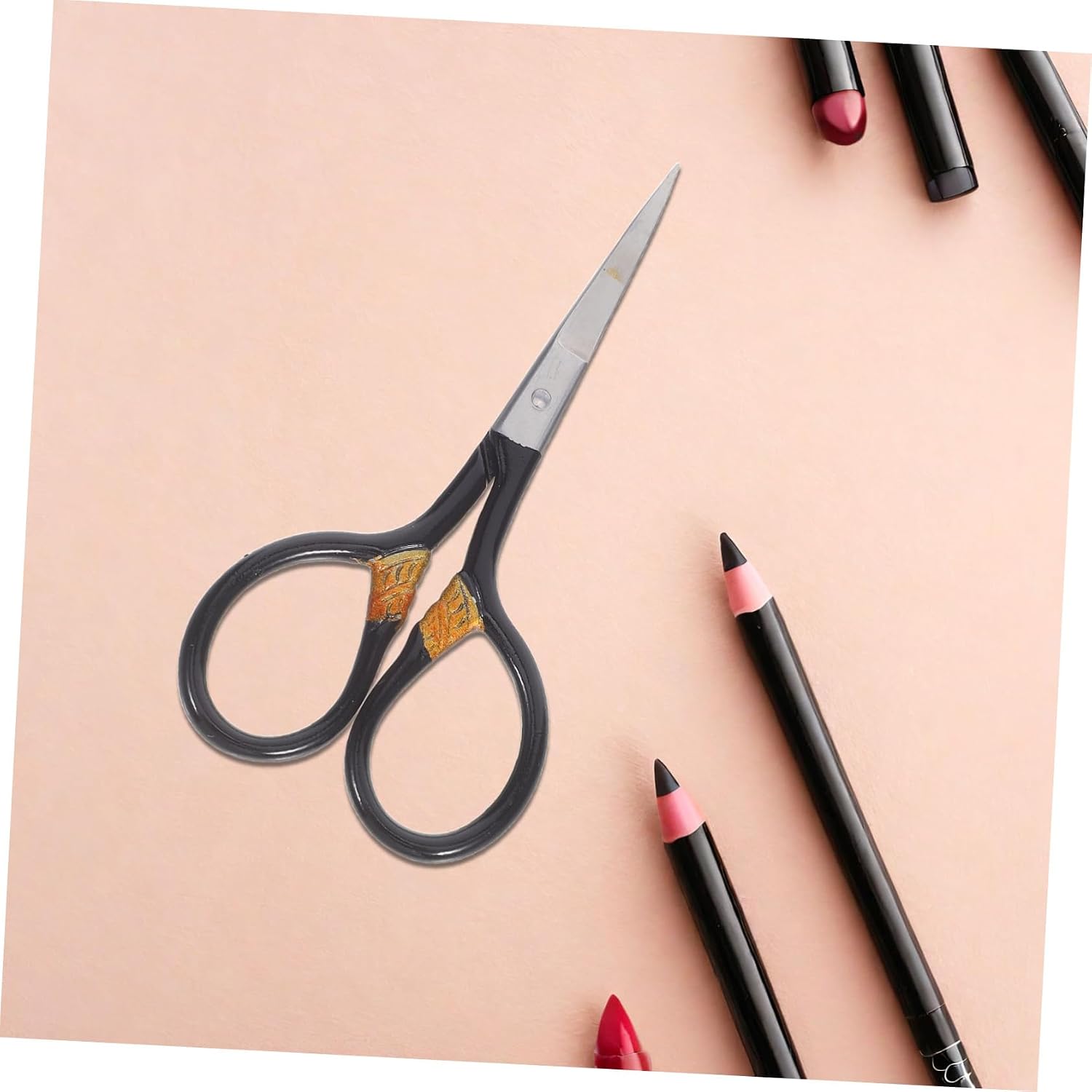 Eyebrow & Nose Hair Scissor: Mini Portable Vintage Trimming Scissor for Men Women - Eyebrows Beard Nose Eyelash Trimming Tool