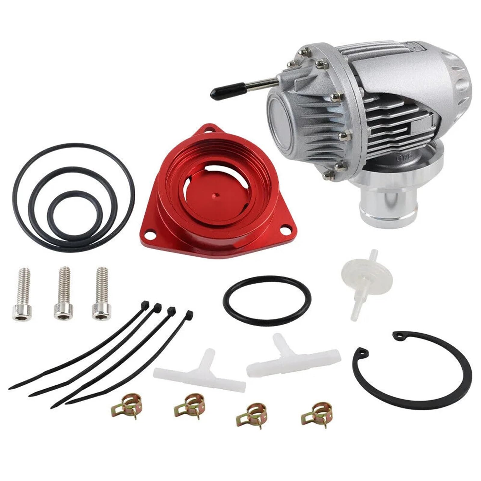 Do Civic 1.5L Turbo 10. Generacji 2016+ Racing Zawór Bezpieczeństwa SSQV BOV Z Adapterem Czerwony zawór przełączający‌ zawór przełączający samochodo