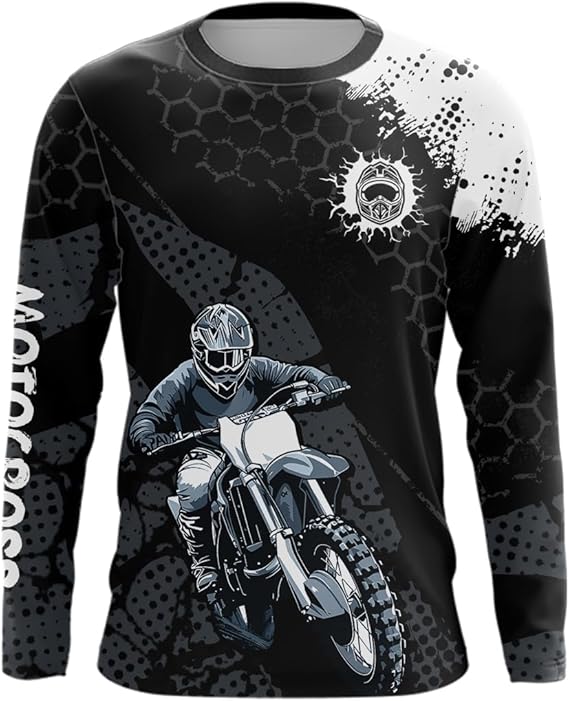 Motocross Jersey Custom Name For Mens, Personalized Motocross