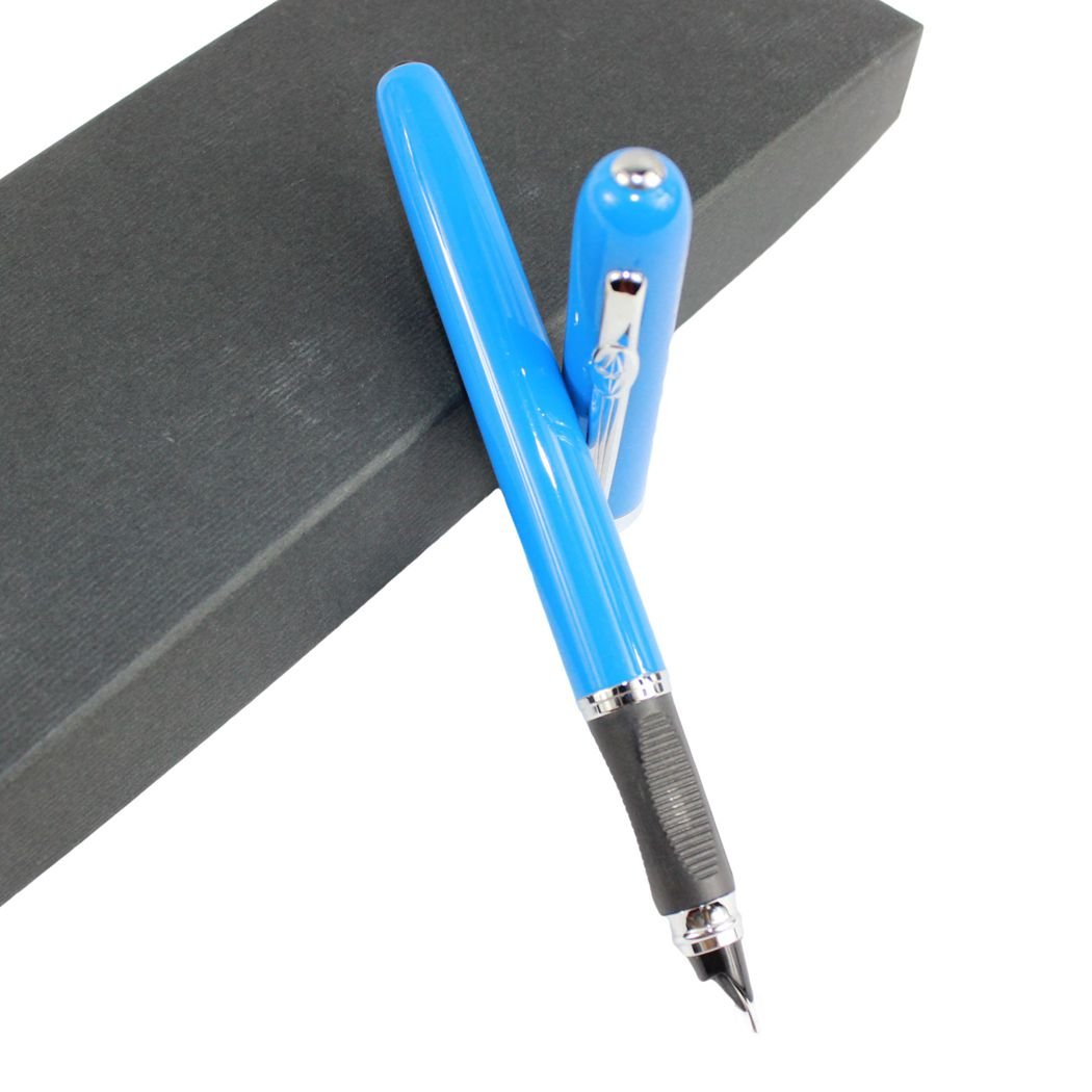 Amazon.co.jp: デューク963細かいペン先の万年筆 - ブルー : Office