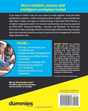 Microsoft 365 Business for Admins For Dummies (For Dummies (Computer/Tech))