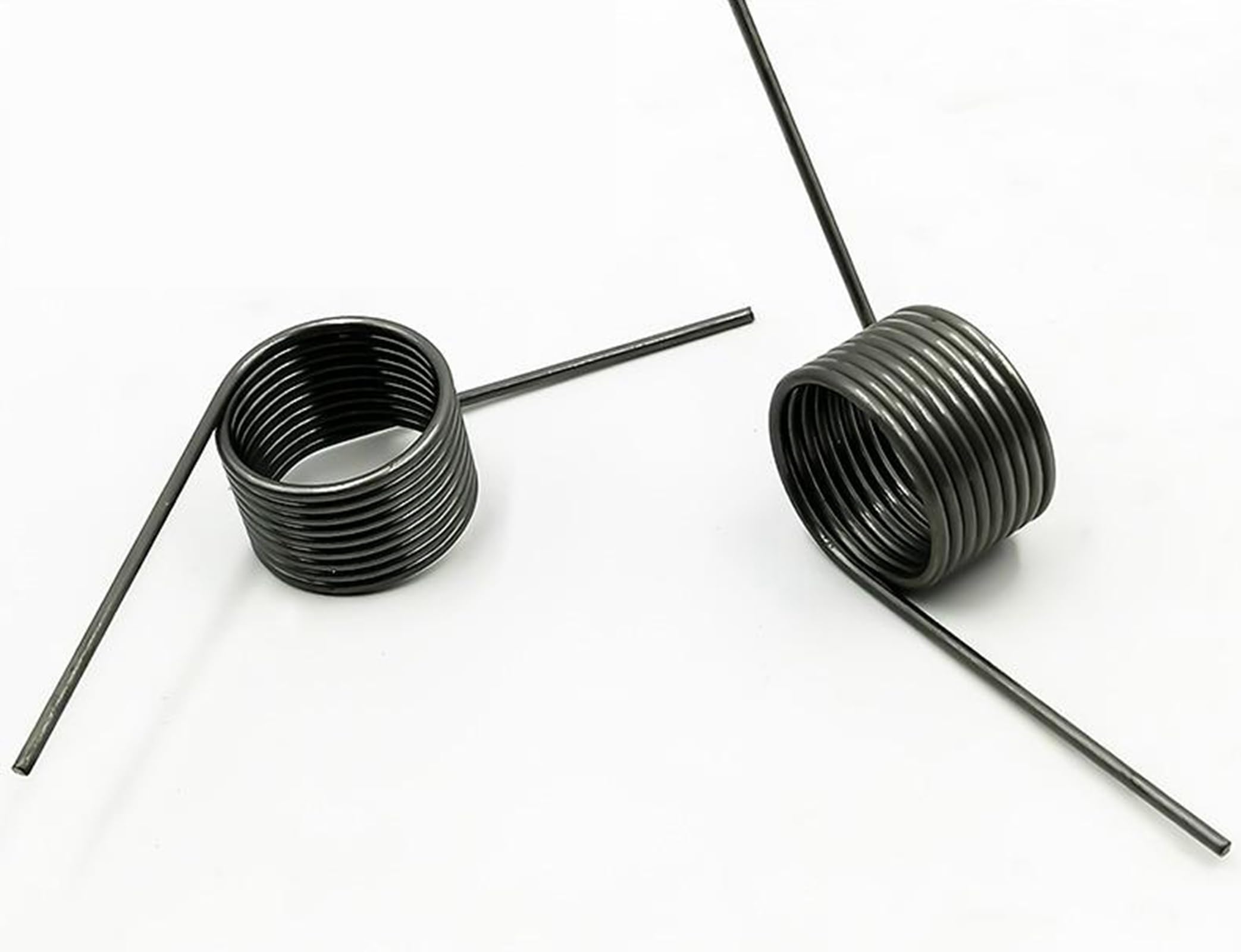 10 Pièces Ressort de torsion, diamètre du fil 0.8mm, OD 10mm, ressort de torsion en forme de V, 0.8X10mm ODX3 TurnsX180 degrés