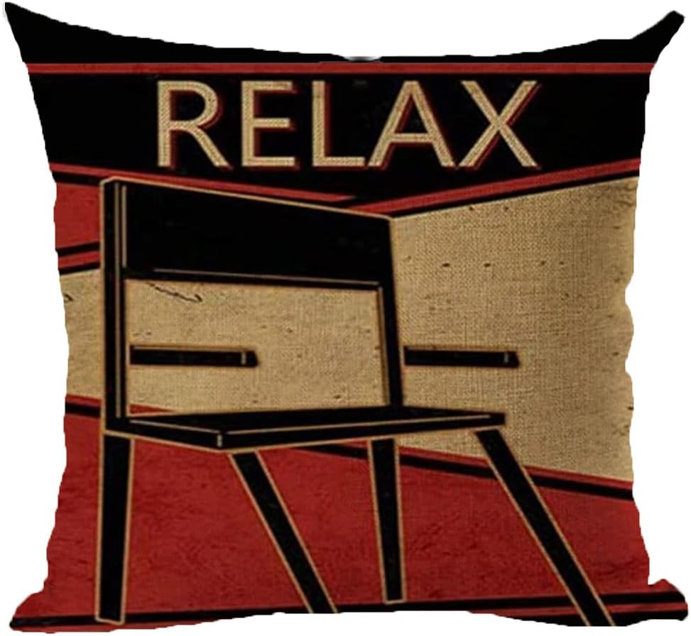 Movie Theater Decor Pillow Covers 4 Pack Pillow Case Home Theater Decor 18 X 18 inch Cushion Case Media Room Decor for Sofa Couch