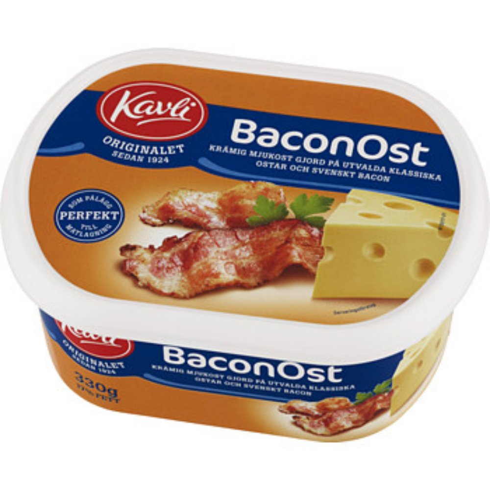 Kavli Baconost 330 g - Streichkäse mit Speck