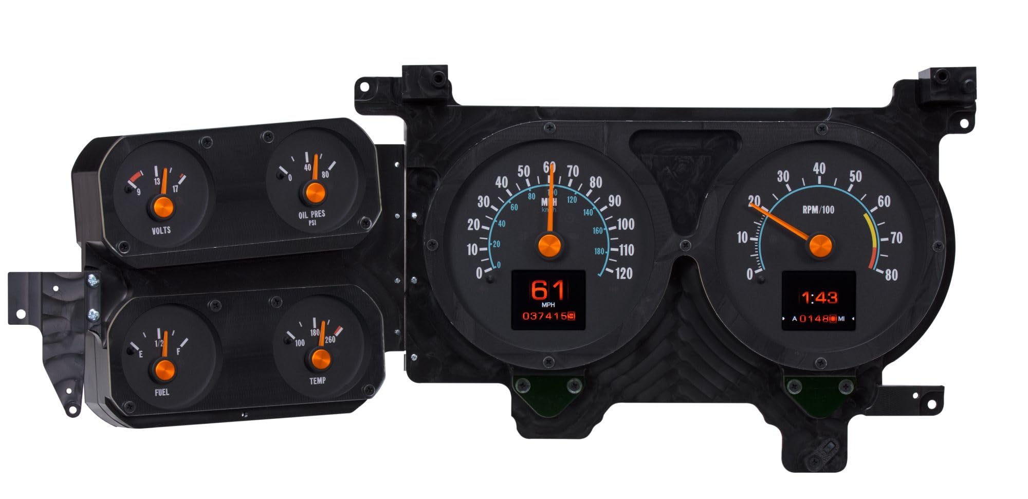 Amazon.com: Dakota Digital RTX-76C-PU-X Retrotech Gauge Instrument
